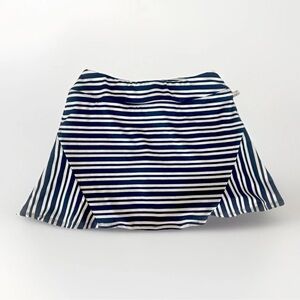NEW Tommy Bahama Skort Womens M Everyday Active Striped Golf Tennis Navy White